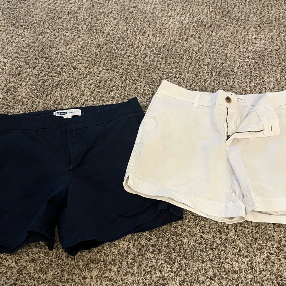 Old Navy Women's Navy and white Shorts